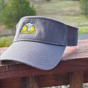 Legacy Gray Visor “Steer a Year” logo